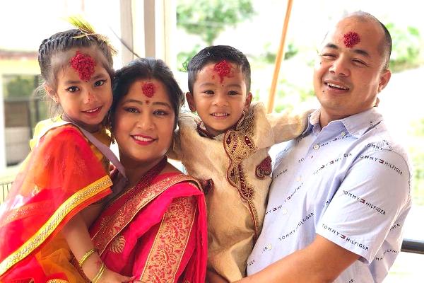 Familie Basnet aus Nepal